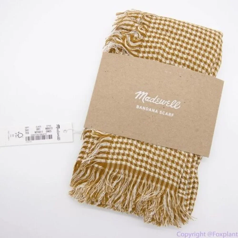 New Madewell Bandana scarf with fringe‎